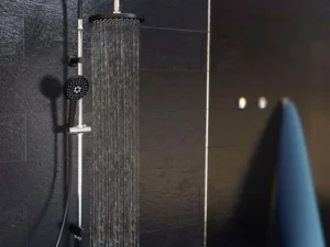 SCHÜTTE Set de duș deasupra capului "MATAO RAIN", crom- negru mat