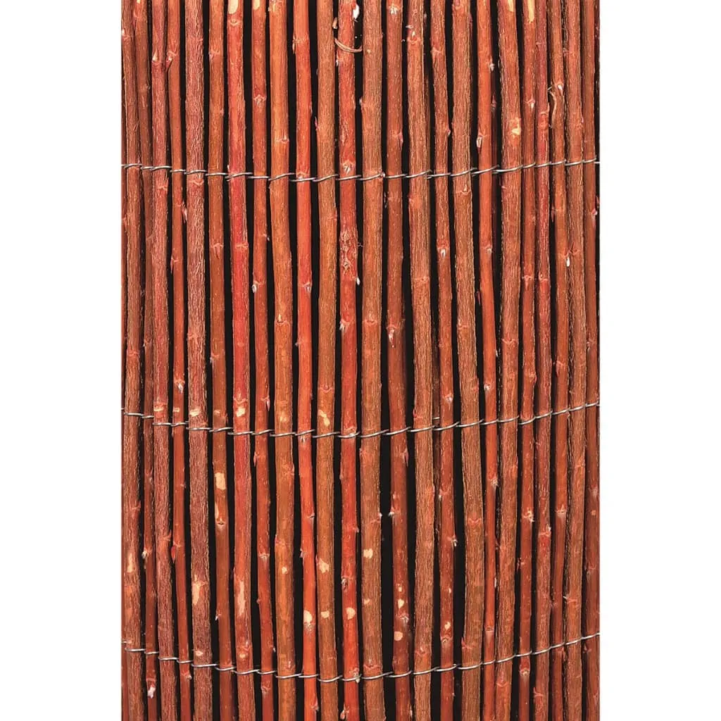 Nature Paravan de grădină din salcie, 1 x 3 m, 10 mm gros. - imagine 2