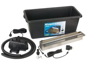 Ubbink Set cascadă Niagara 60 cm, iluminare LED, cu pompă
