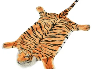 Covor model tigru 144 cm Pluș Maro