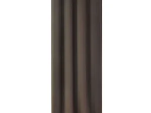 Draperie opacă, ocheți metalici, 270 x 245 cm, maro