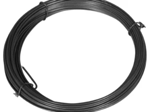 Fir de tensionare pentru gard, 25 m, 1,4/2 mm, oțel, gri