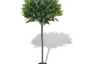 Dafin artificial cu ghiveci, 125 cm, verde
