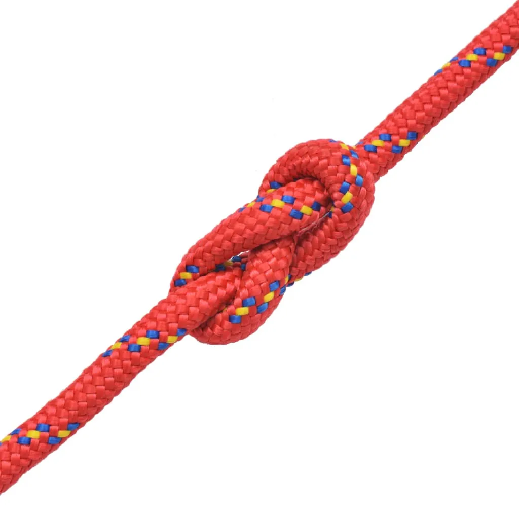 Frânghie marinărească din polipropilenă 6 mm 100 m, roșu - imagine 2