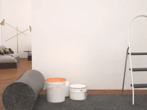 Protecție antiderapantă podea zugravi, 2 buc. 50m, 280g/m², gri
