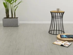 Plăci autoadezive pardoseală stejar decolorat PVC 4,46 m² 3 mm