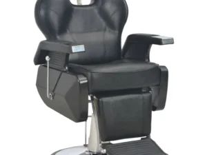 Scaun frizer, negru, 72 x 68 x 98 cm, piele ecologică