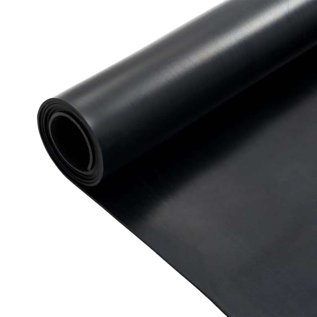 Covor de cauciuc anti-alunecare, 1,2 x 2 m, 3 mm, neted - imagine 2
