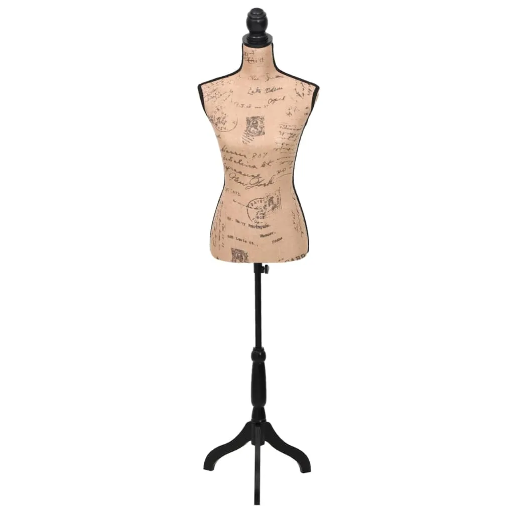 Bust expunere haine damă, maro/negru, manechin croitorie, iută - imagine 2