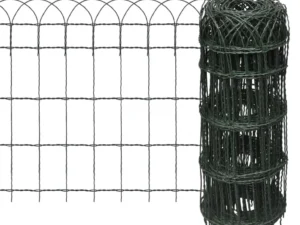 Gard delimitare grădină fier vopsit electrostatic 10 x 0,65 m