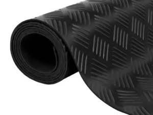 Covoraș de cauciuc anti-alunecare 5 x 1 m, striuri în careuri