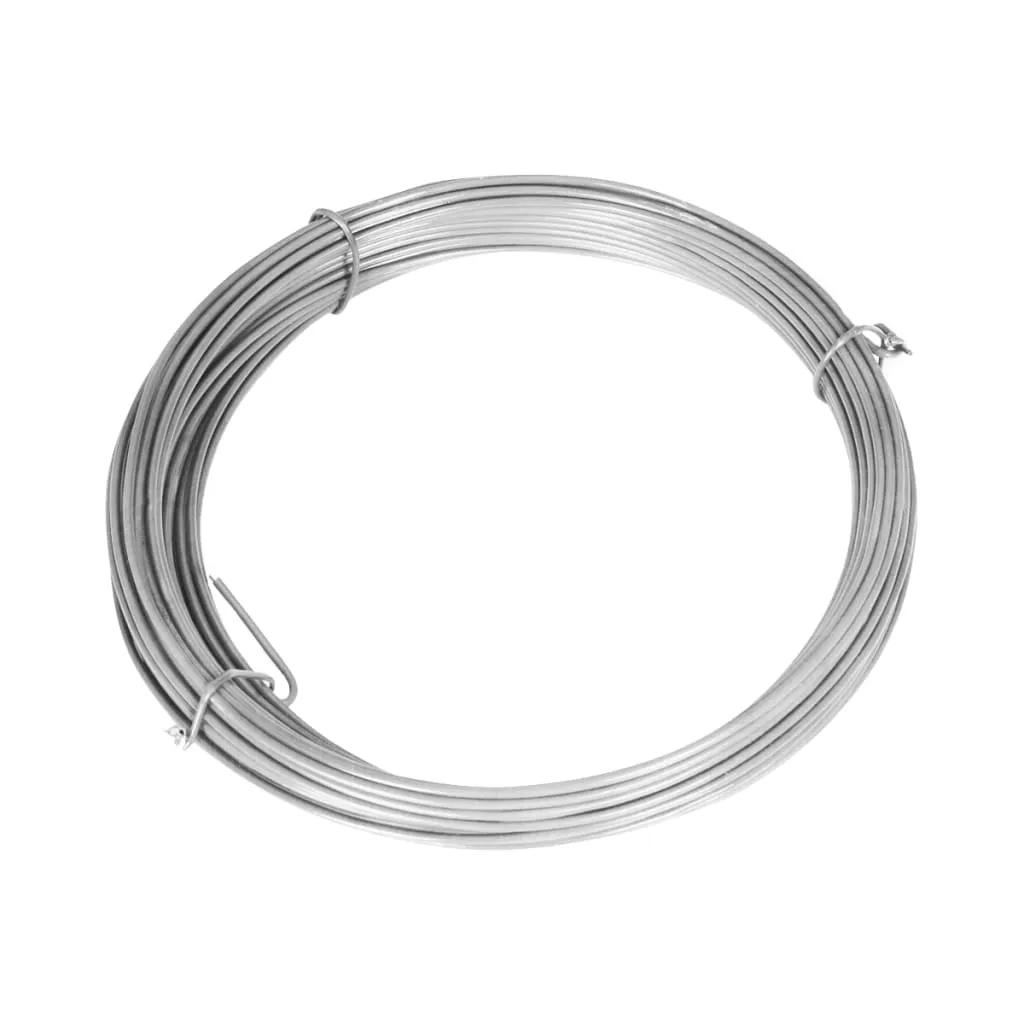 Gard din plasă cu stâlpi și țăruși, 15 x 1 m, oțel galvanizat - imagine 4