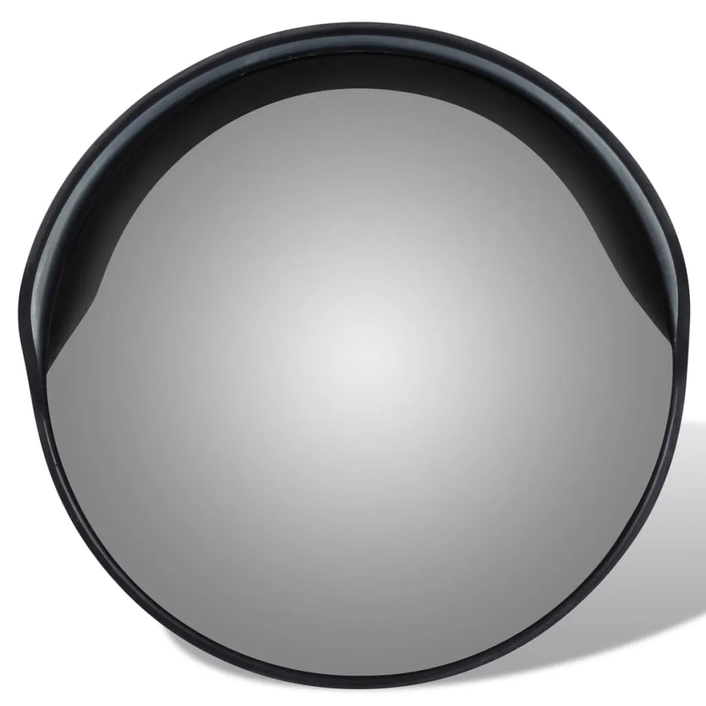 Oglindă de trafic convexă, negru, 30 cm, plastic PC de exterior - imagine 2