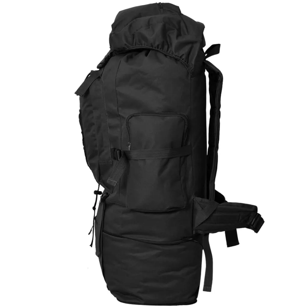 Rucsac în stil militar XXL 100 L, Negru - imagine 3