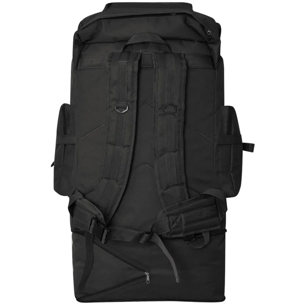 Rucsac în stil militar XXL 100 L, Negru - imagine 4