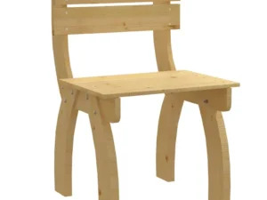 Scaun de grădină din lemn de pin tratat
