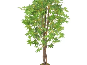 Plantă artificială arțar cu ghiveci, verde, 120 cm