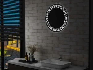 Oglindă cu LED de baie, 60 cm