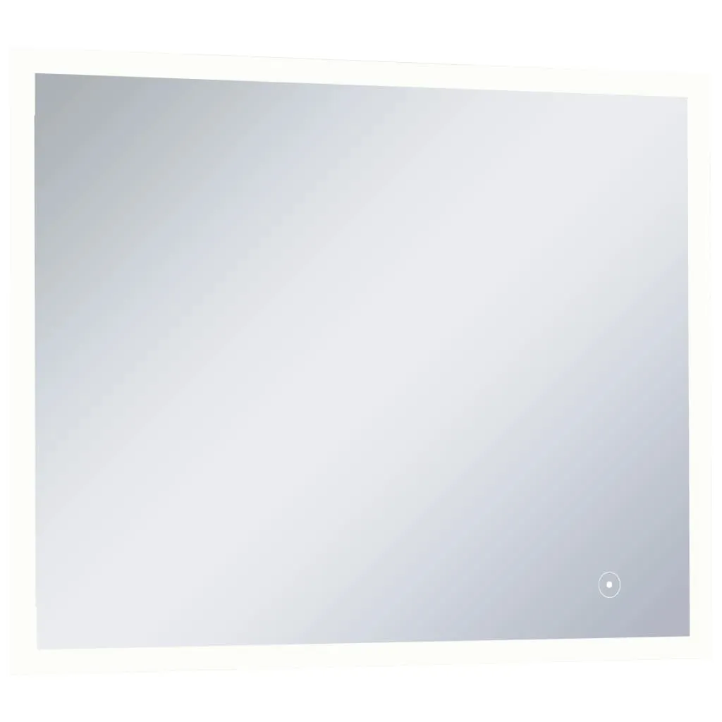Oglindă cu LED de perete de baie, cu senzor tactil, 80 x 60 cm - imagine 4