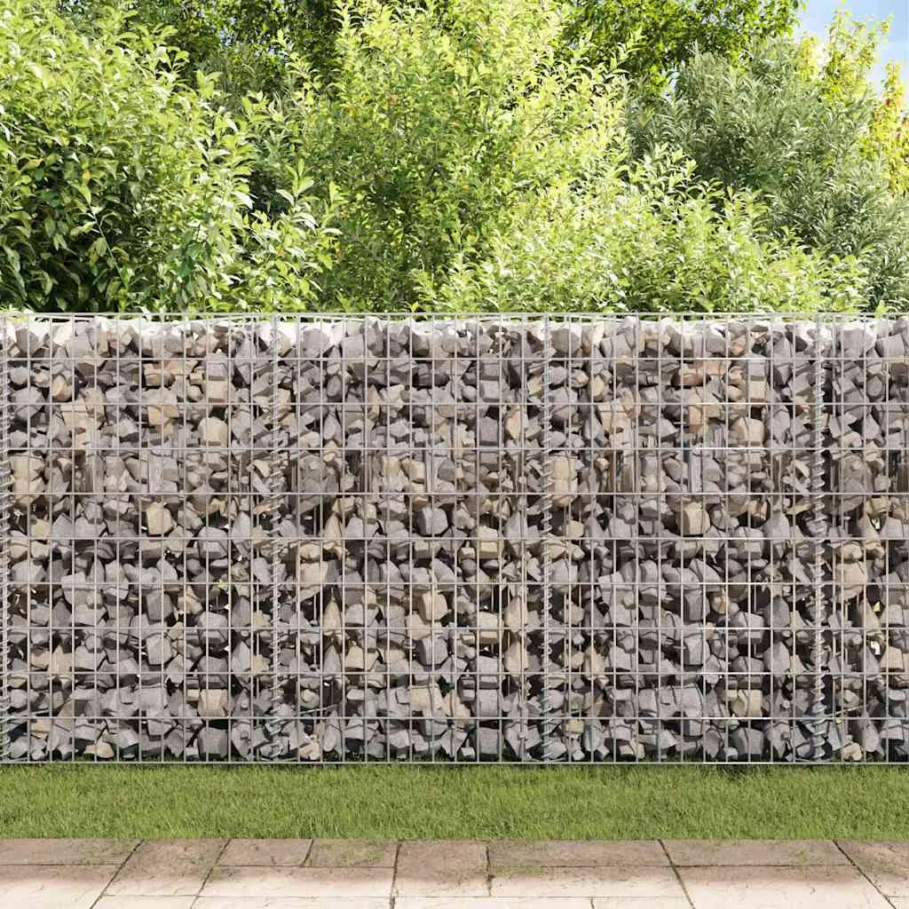 Perete gabion, oțel galvanizat, 450 x 30 x 100 cm - imagine 4