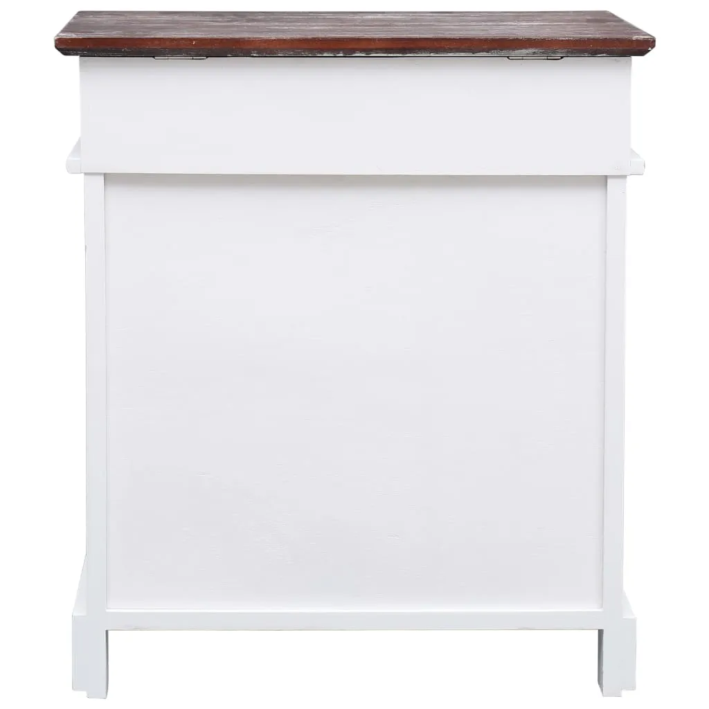 Pantofar, maro, 50 x 28 x 58 cm, lemn de paulownia - imagine 3