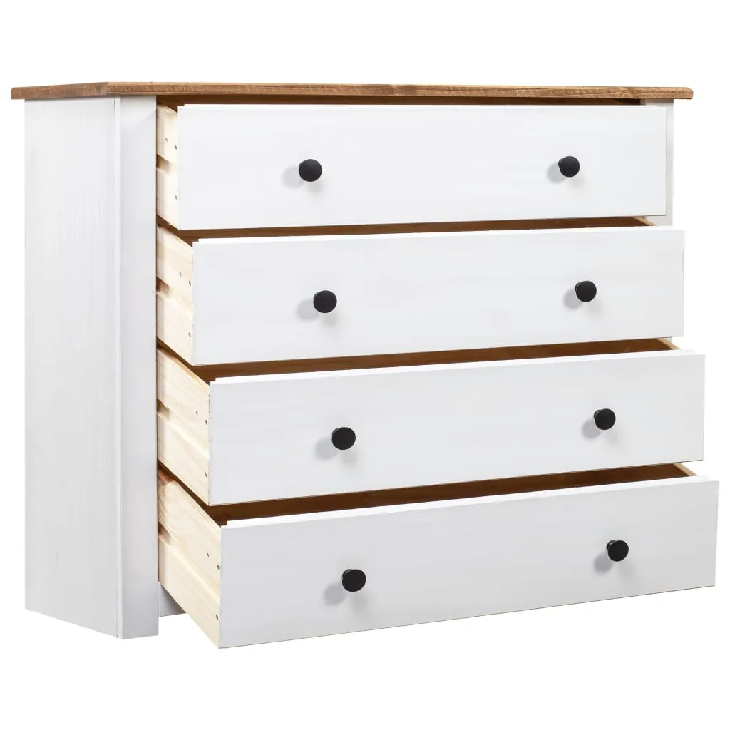 Dulap lateral, alb, 80 x 40 x 73 cm, gama pin de Panama - imagine 3