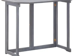 Masă de balcon pliabilă, 90x50x74 cm, lemn masiv de acacia