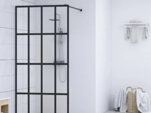 Paravan duș walk-in, 90x195 cm, sticlă securizată transparentă