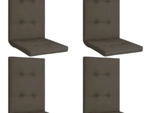 Perne scaun de grădină, 4 buc., antracit, 120 x 50 x 5 cm