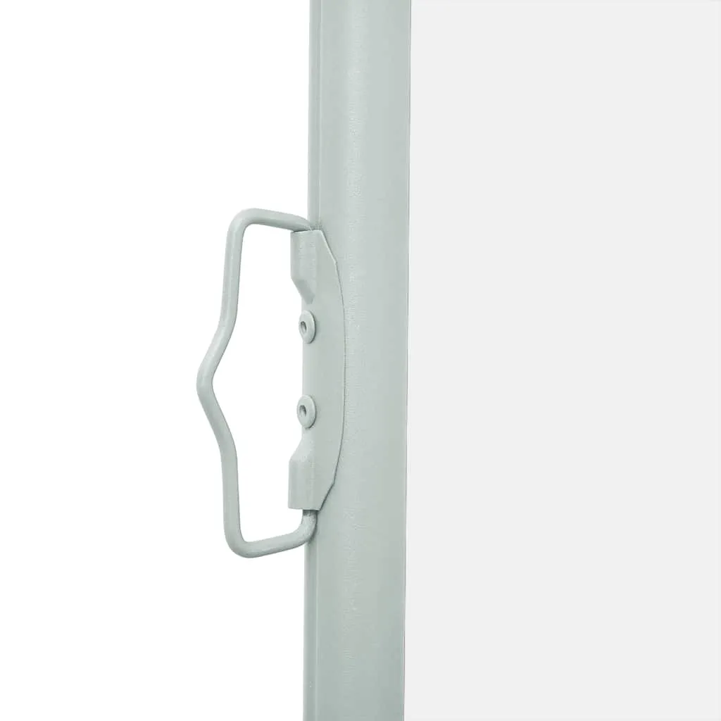 Copertină laterală retractabilă de terasă, crem, 120 x 500 cm - imagine 4