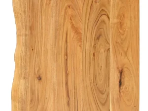 Blat lavoar de baie, 80x52x3,8 cm, lemn masiv de acacia