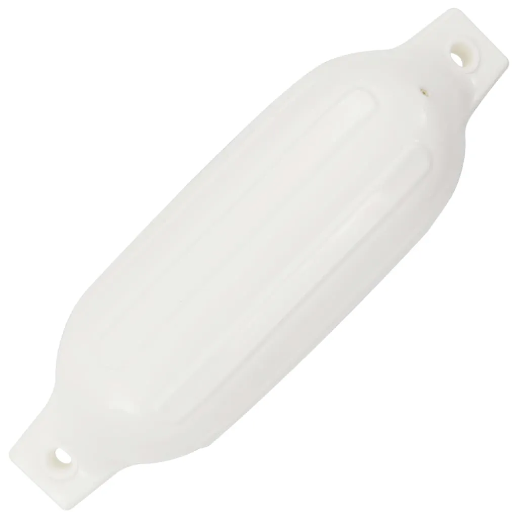 Bară de protecție barcă, 4 buc., alb, 41x11,5 cm, PVC - imagine 2