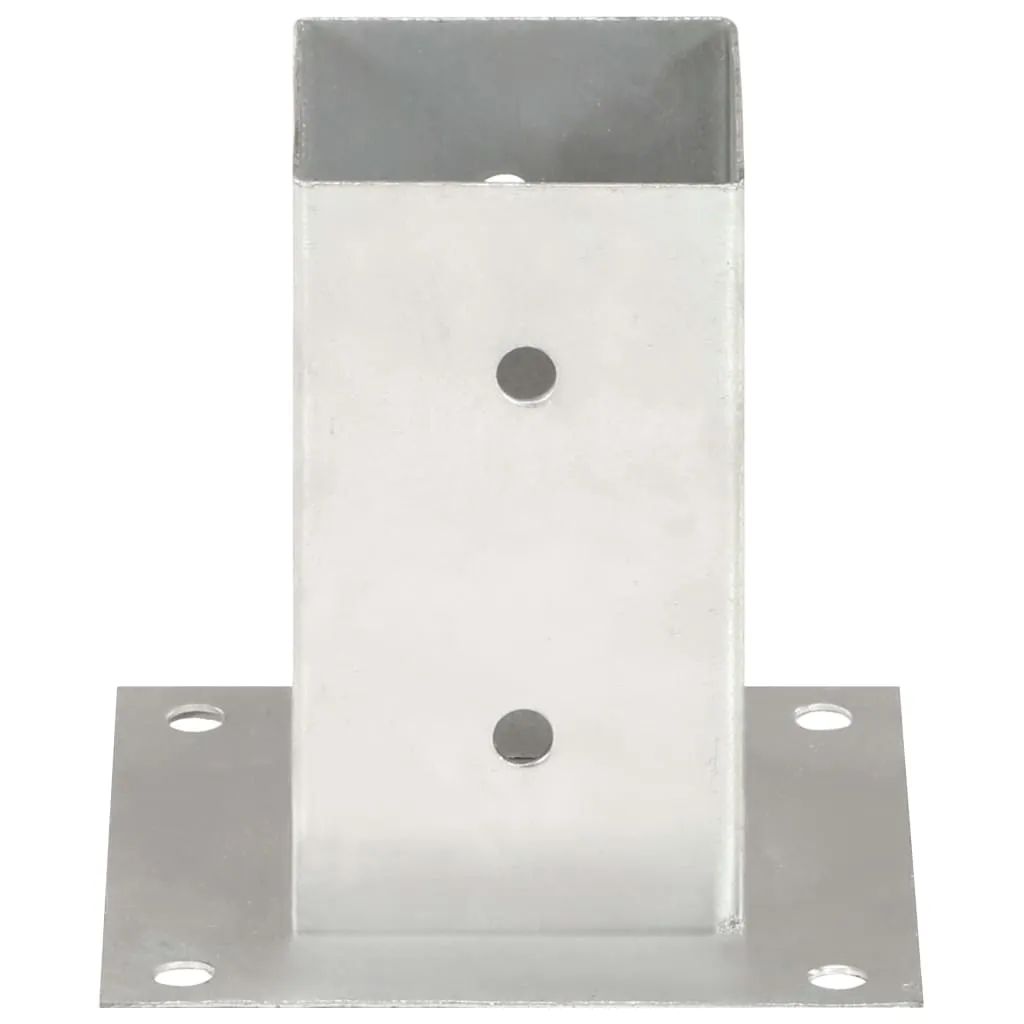 Suporți stâlp, 4 buc., metal galvanizat, 81 mm - imagine 3