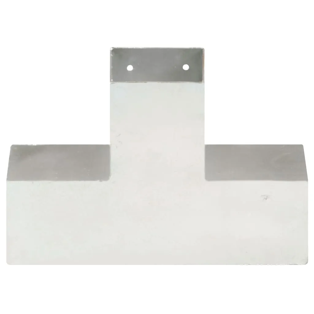 Conectori de grindă, formă X, 4 buc, 91x91 mm, metal galvanizat - imagine 4