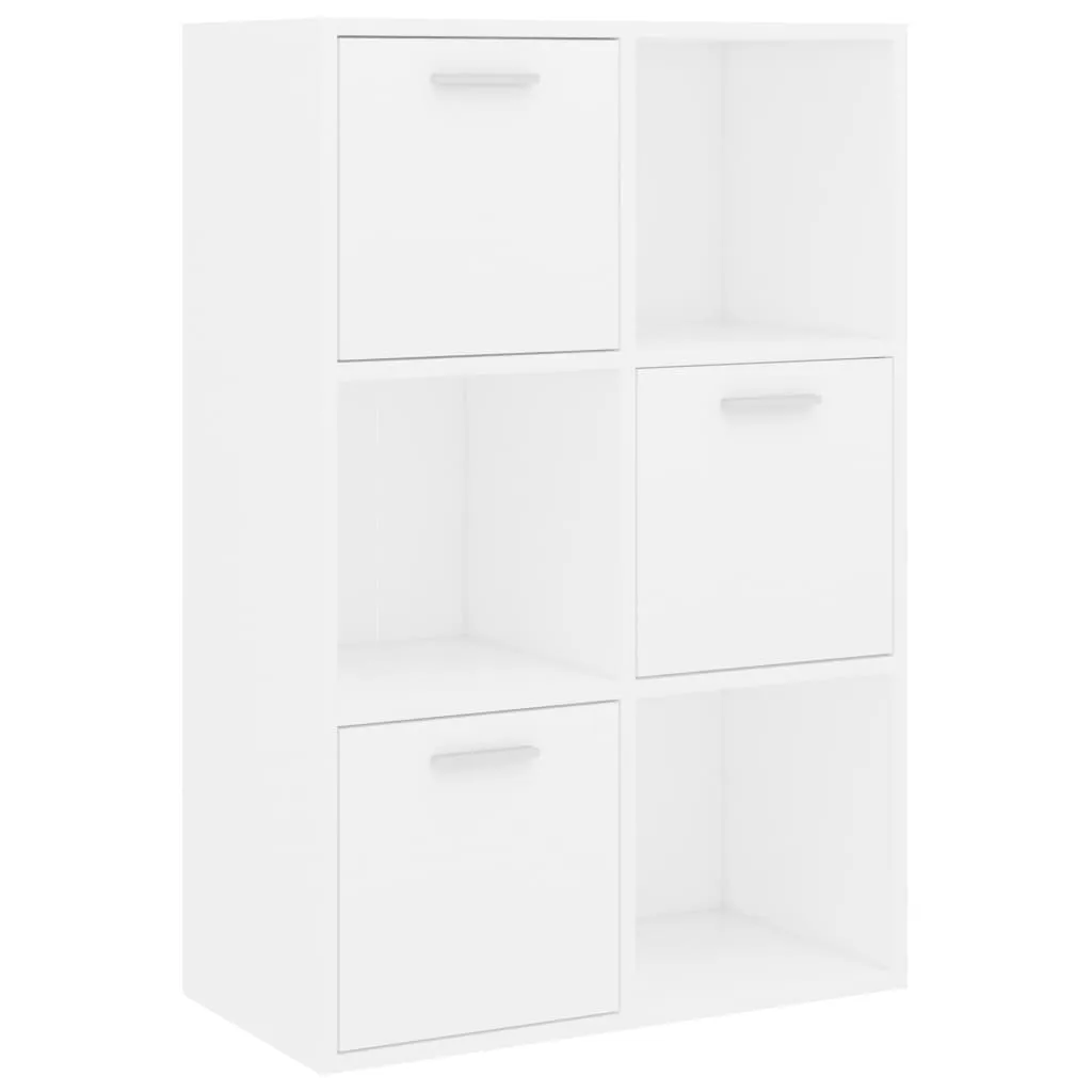 Dulap de depozitare, alb, 60 x 29,5 x 90 cm, lemn prelucrat - imagine 2
