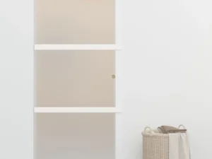 Ușă glisantă cu opritor silențios 90x205 cm sticlă ESG/aluminiu