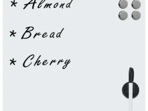 Tablă magnetică de perete, 60 x 60 cm, sticlă