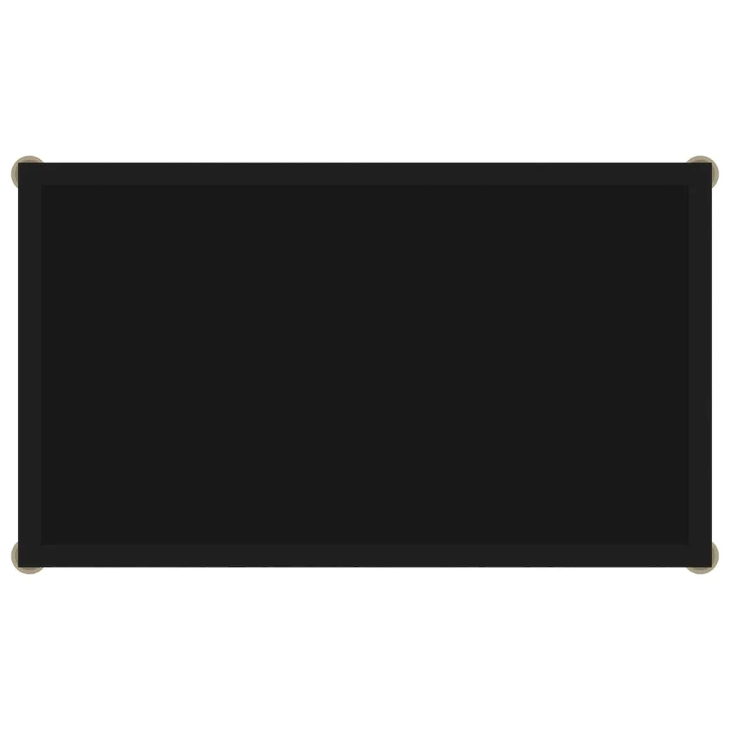 Masă consolă, negru, 60 x 35 x 75 cm, sticlă securizată - imagine 4