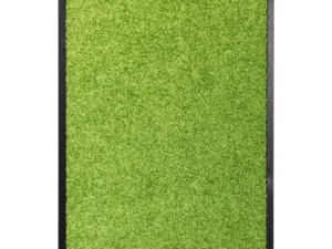 Covoraș de ușă lavabil, verde, 40 x 60 cm
