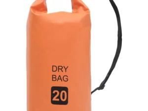 Rucsac impermeabil, portocaliu, 20 L, PVC
