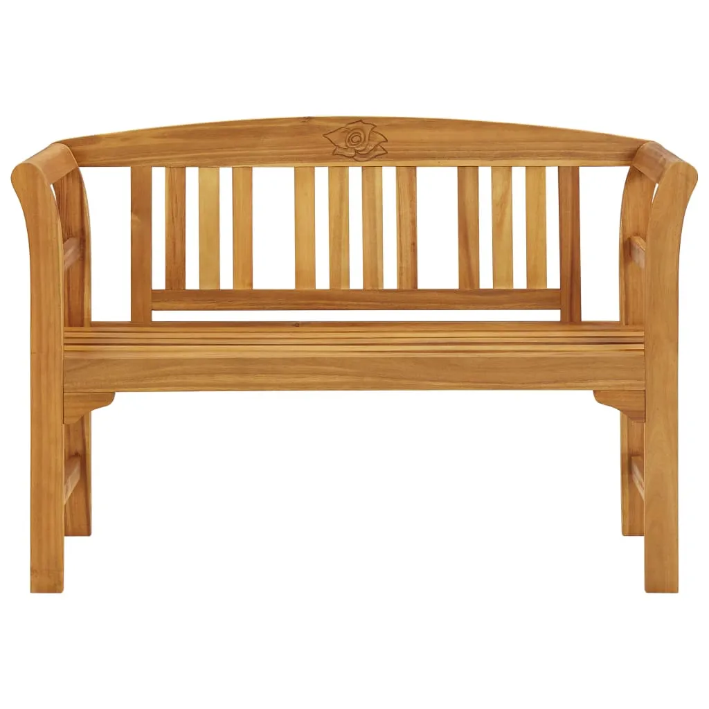 Bancă de grădină, 120 cm, lemn masiv de acacia - imagine 2