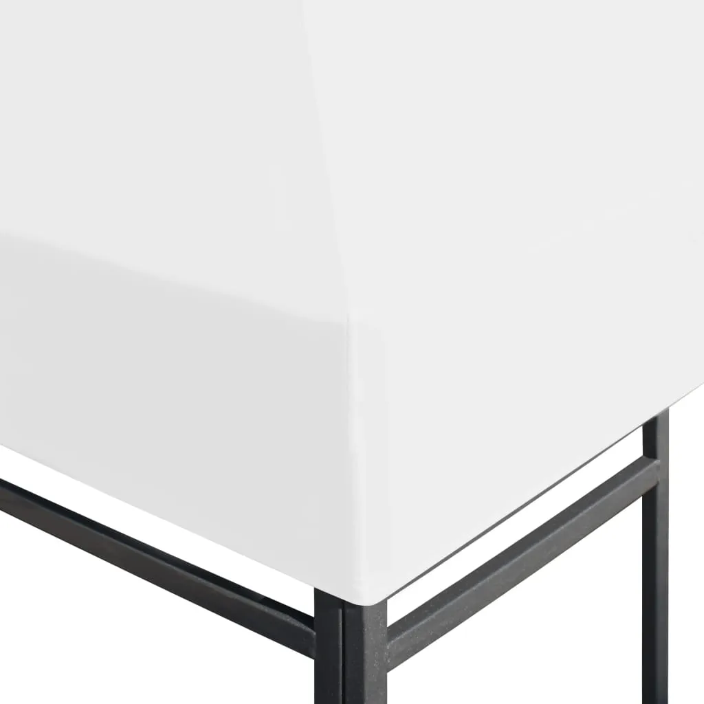 Acoperiș de pavilion, alb, 3 x 3 m, 270 g/m² - imagine 4