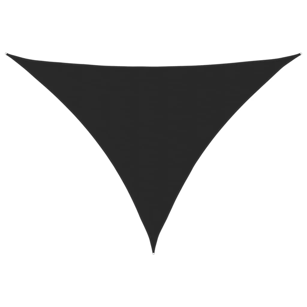 Parasolar, negru, 3x4x4 m, țesătură oxford, triunghiular - imagine 2