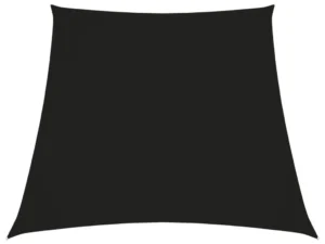 Parasolar, negru, 3/5x4 m, țesătură oxford, trapez