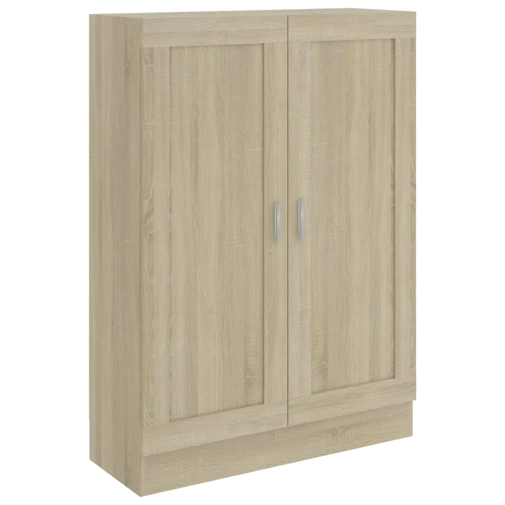 Bibliotecă, stejar sonoma, 82,5 x 30,5 x 115 cm, lemn prelucrat - imagine 2