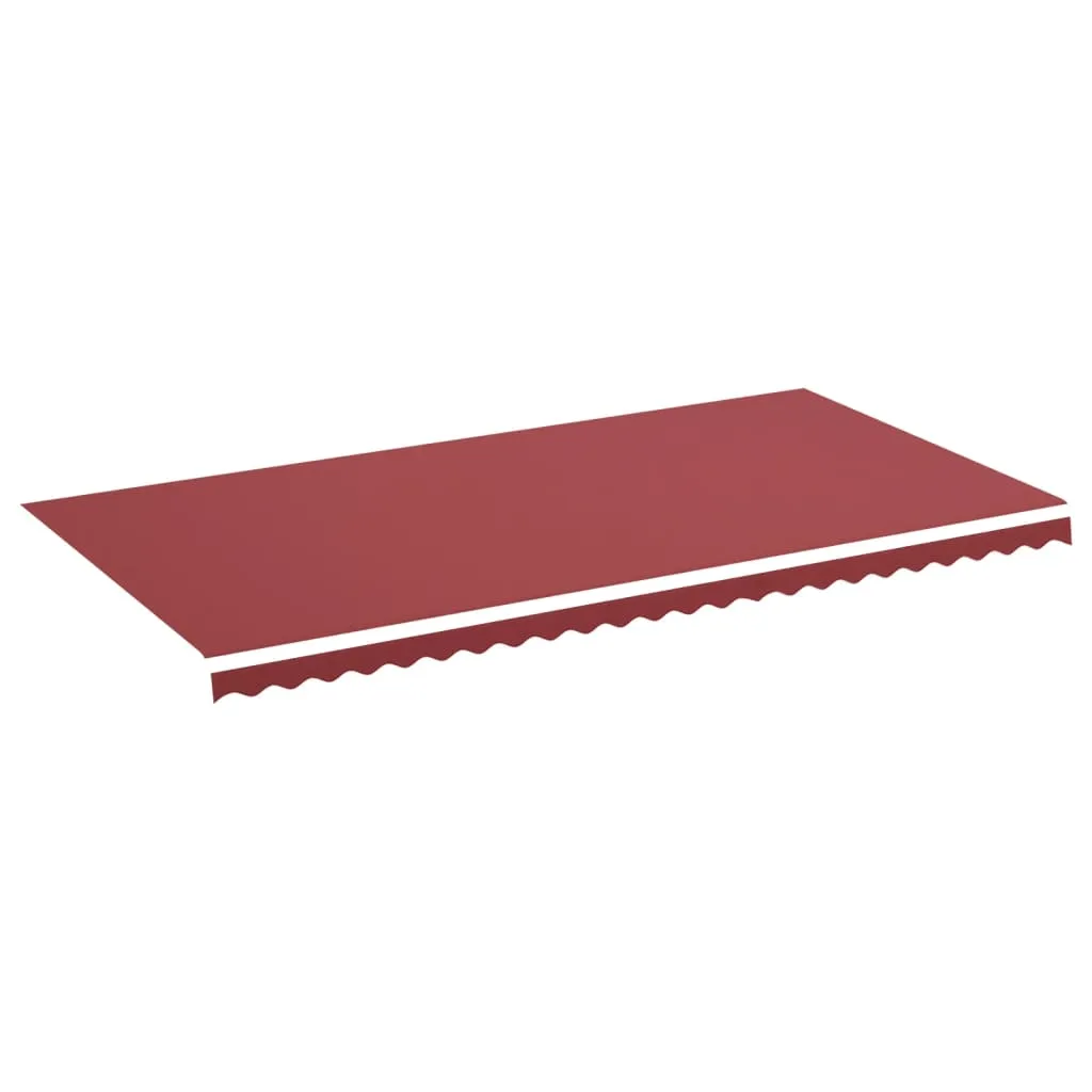 Pânză de rezervă pentru copertină, roșu vișiniu, 6x3 m - imagine 2