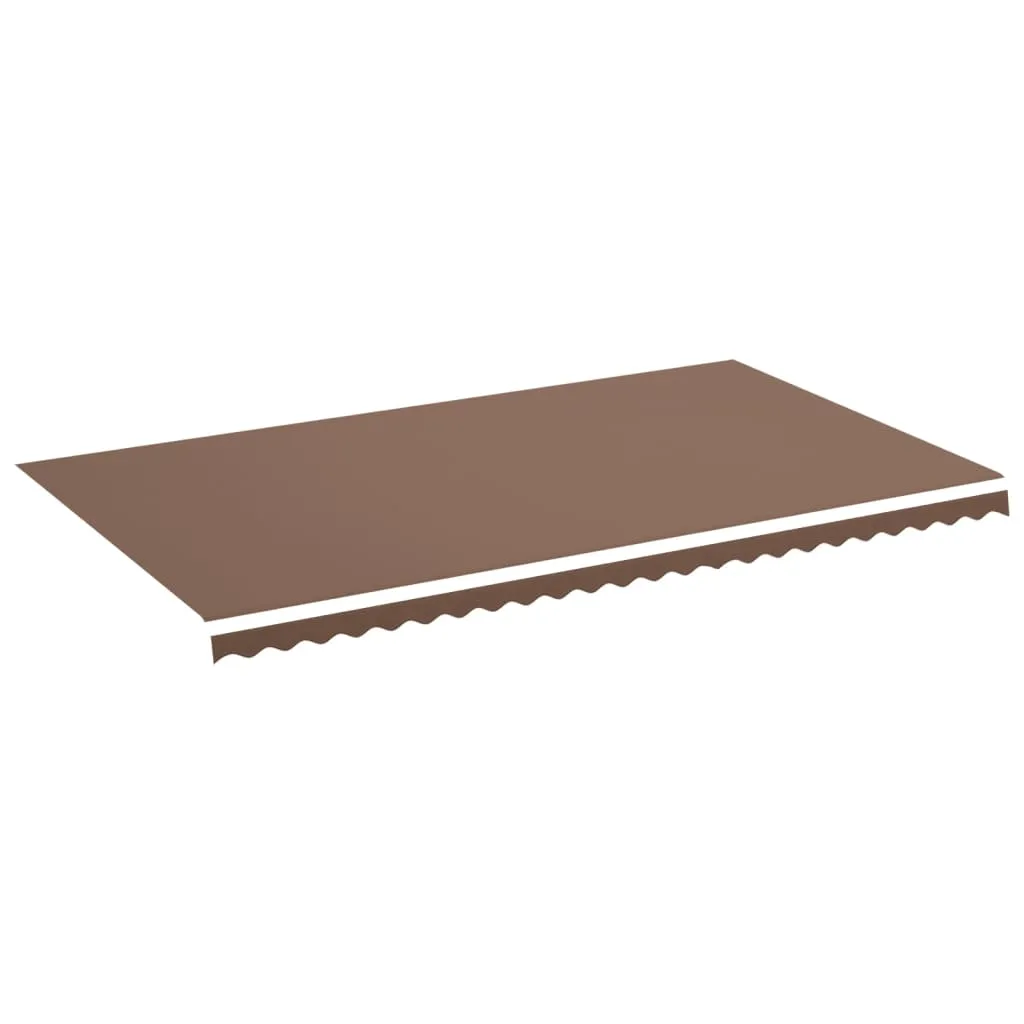 Pânză de rezervă copertină, maro, 6x3,5 m - imagine 2