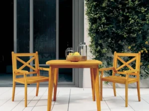 Set mobilier de grădină, 3 piese, lemn masiv de acacia