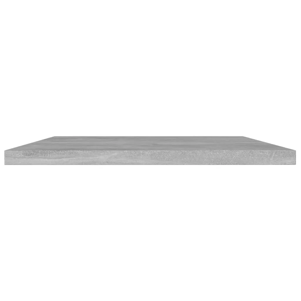 Plăci bibliotecă, gri beton, 8 buc, 100 x 20 x 1,5 cm, PAL - imagine 3