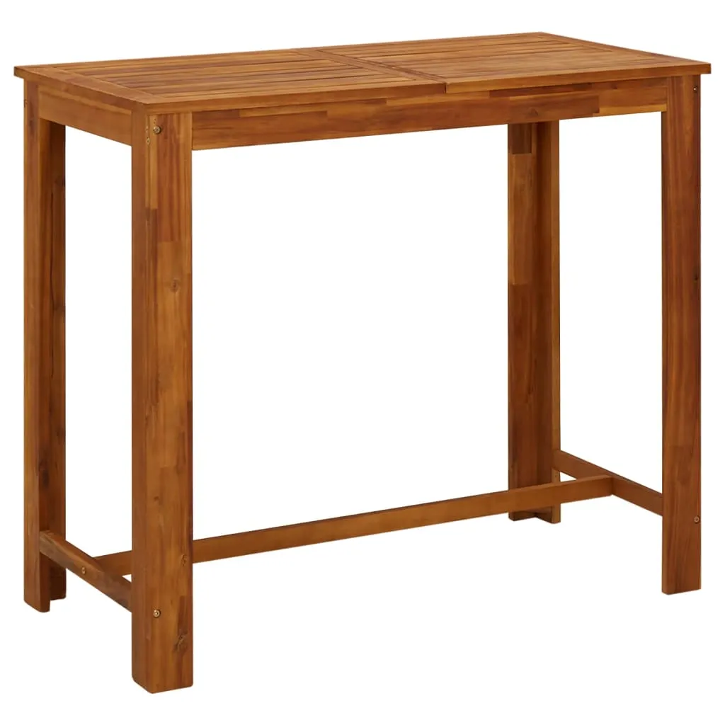 Set mobilier bar de grădină, 5 piese, maro - imagine 3